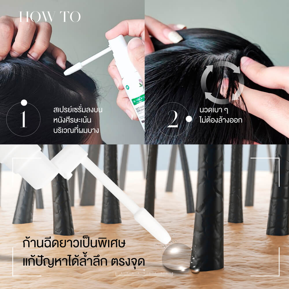 สเปร์ยบำรุงผม Smooth E Dr.Smooth E Anti Hair Loss Serum Spray