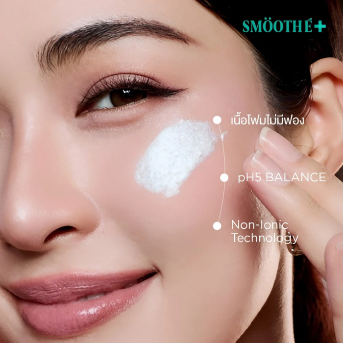 โฟมล้างหน้า Smooth E Babyface Acne-5 Detoxify Non-Ionic Foam โฟมล้างหน้า Smooth E Babyface Acne-5 Detoxify Non-Ionic Foam
