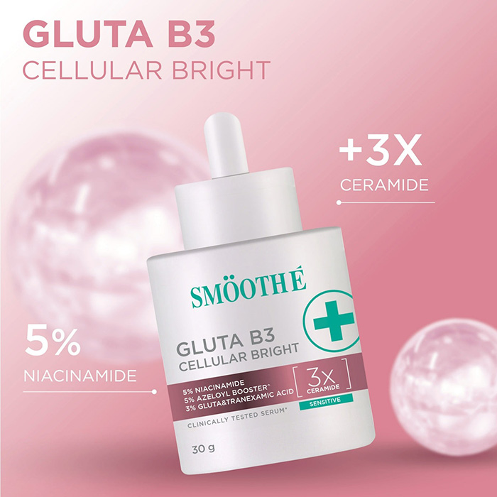 เซรั่ม Smooth E Gluta B3 Cellular Bright Serum