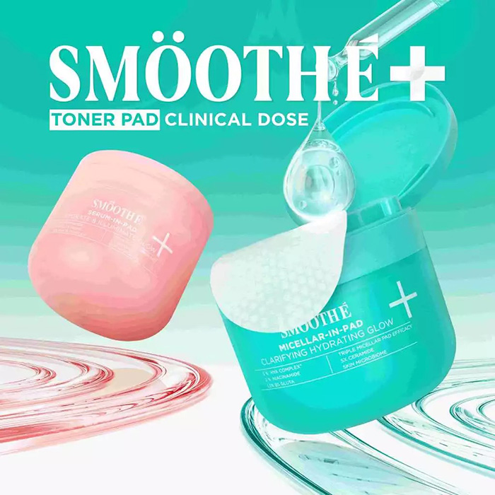 โทนเนอร์แพด Smooth E Serum-in-Pad