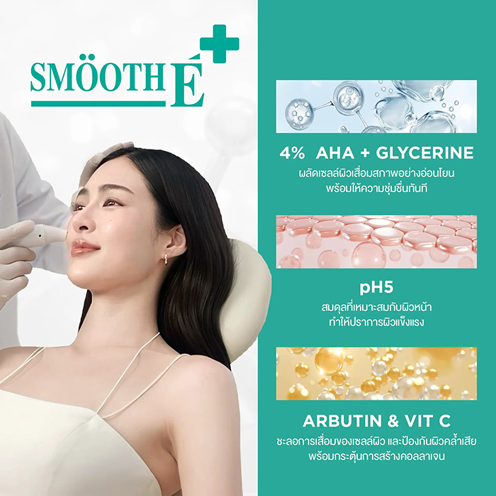 โฟมล้างหน้า Smooth E White Babyface Spotclear