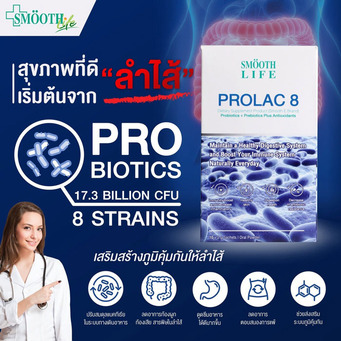 Smooth Life ProLac 8 by Smooth E ผลิตภัณฑ์ปรับสมดุล