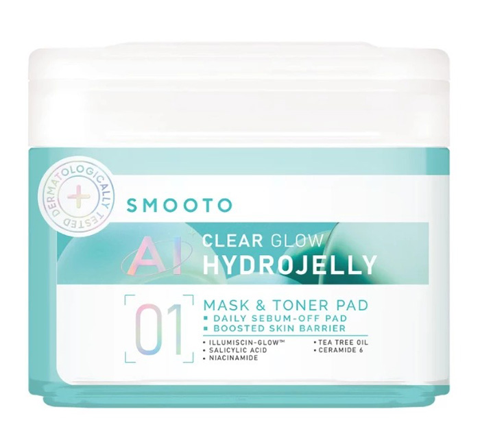 โทนเนอร์แพด Smooto Hydrojelly Mask & Toner Pad