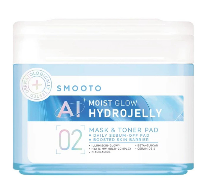 โทนเนอร์แพด Smooto Hydrojelly Mask & Toner Pad