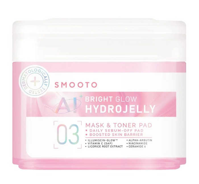 โทนเนอร์แพด Smooto Hydrojelly Mask & Toner Pad