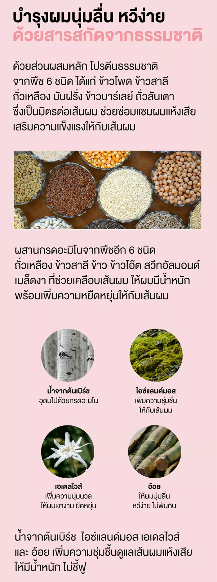 ทรีตเมนต์โฟม Smousse Silky Hair Leave-In Foam