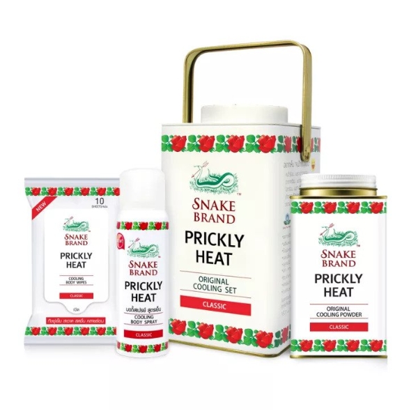 Snake Brand Prickly Heat Powder Classic แป้งเย็น ตรางู 