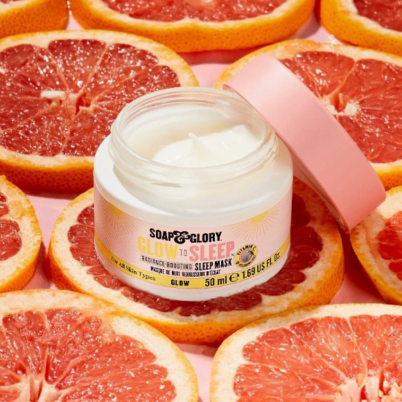 Soap & Glory Glow to Sleep Vitamin C Radiance-Boosting Sleep Mask