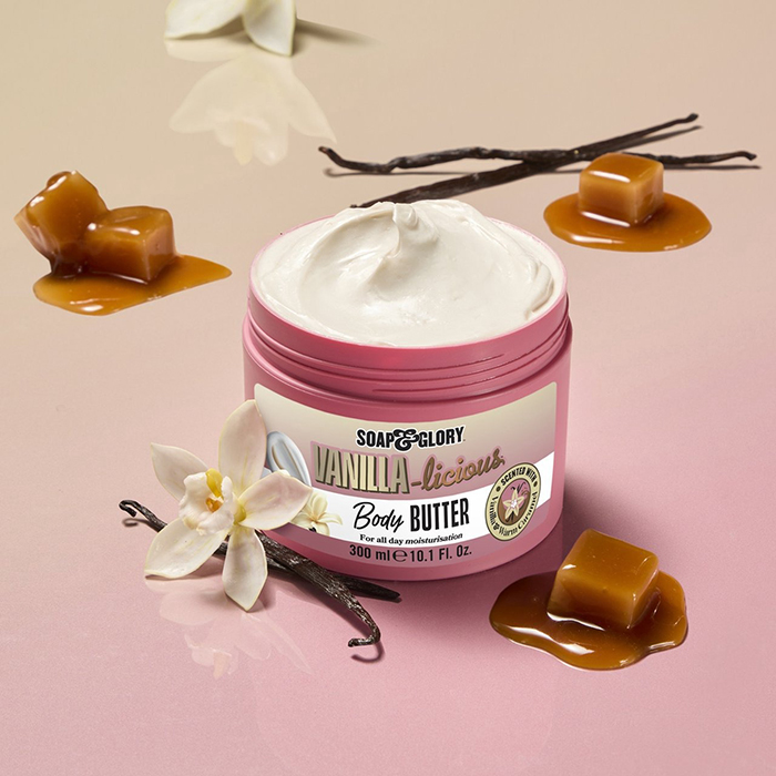 ครีมบำรุงผิวเข้มข้น Soap & Glory Vanilla-Licious Body Butter ครีมบำรุงผิวเข้มข้น Soap & Glory Vanilla-Licious Body Butter
