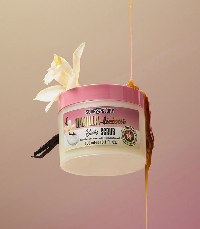 สครับขัดผิว Soap & Glory Vanilla-Licious Body Scrub สครับขัดผิว Soap & Glory Vanilla-Licious Body Scrub
