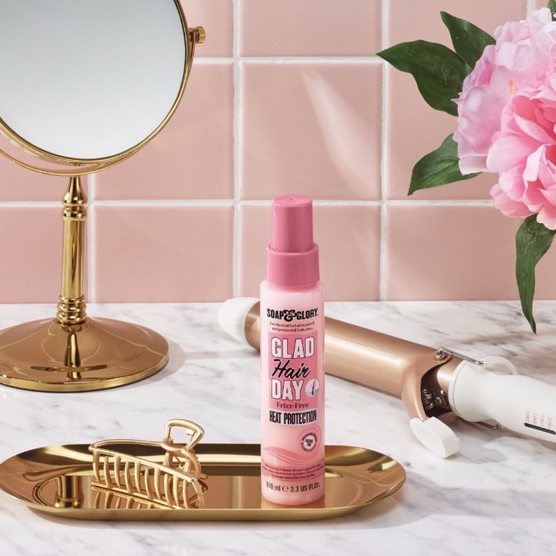 สเปร์ยบำรุงผม Soap & Glory Glad Hair Day Frizz-Free Heat Protection