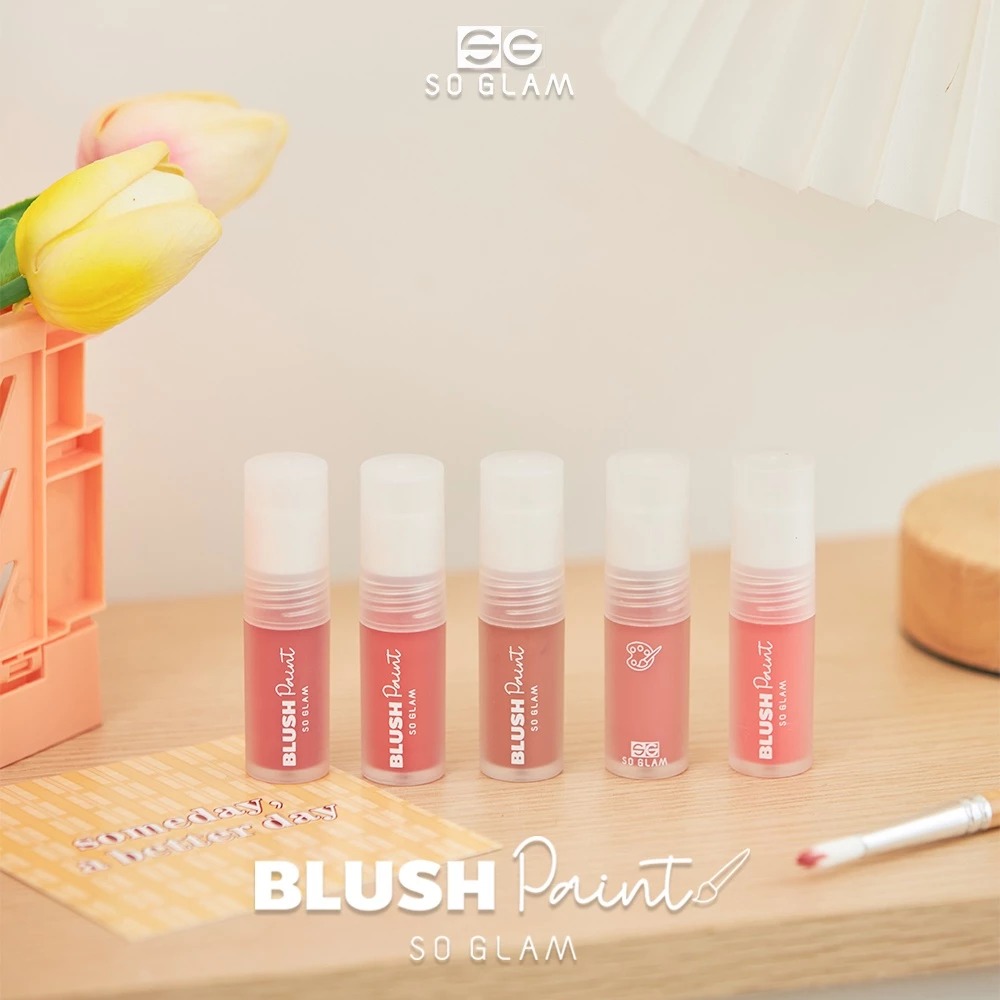 บลัชเนื้อลิควิด SO GLAM Blush Paint Liquid Blusher