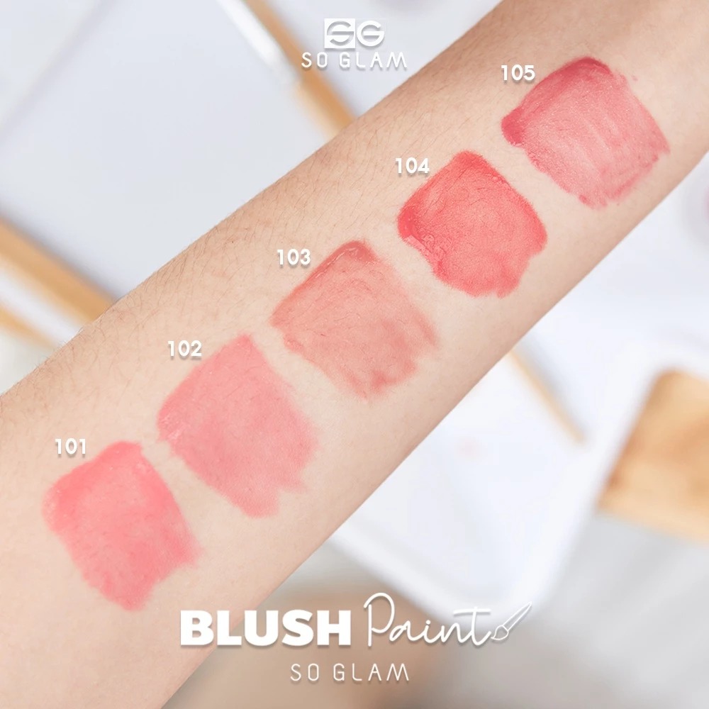 บลัชเนื้อลิควิด SO GLAM Blush Paint Liquid Blusher