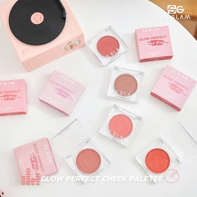 บลัชออน SO GLAM Glow Perfect Cheek Palette