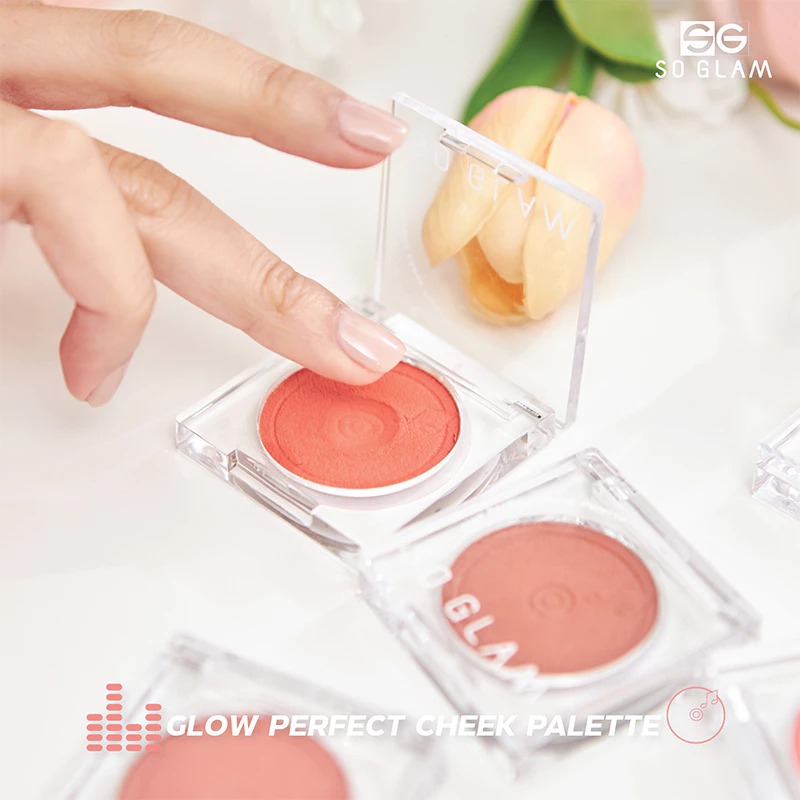 บลัชออน SO GLAM Glow Perfect Cheek Palette