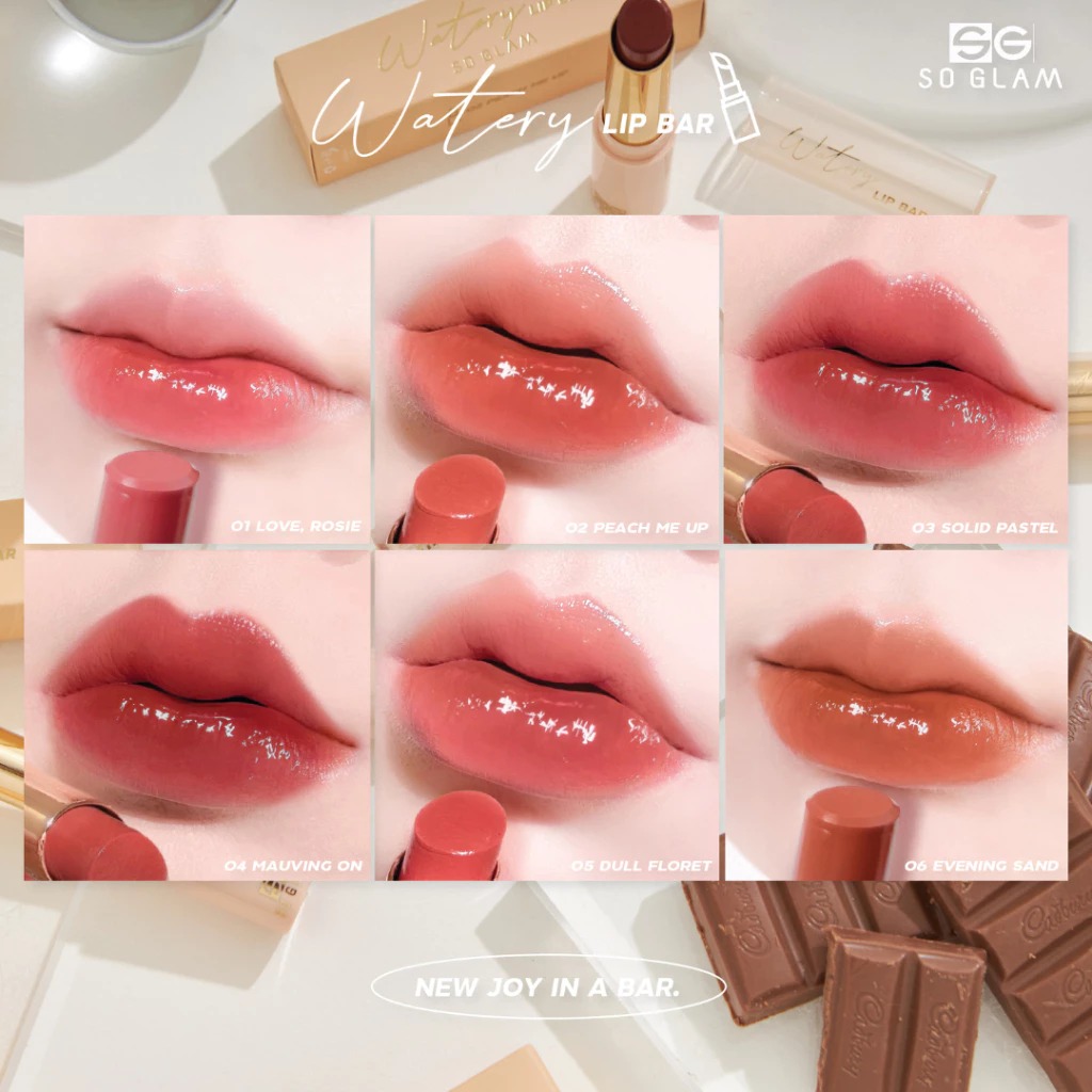 ลิปสติก SO GLAM Watery Lip Bar