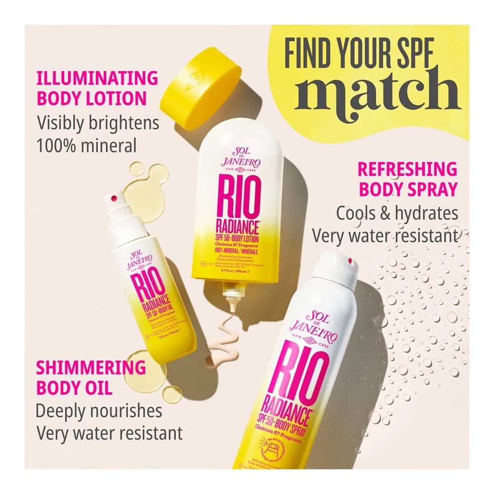 สเปร์ยกันแดดผิวกาย SOL DE JANEIRO Rio Radiance™ SPF 50 Body Spray