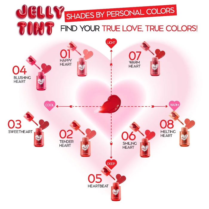 ลิปทินท์ Gentle Colors Jelly Tint