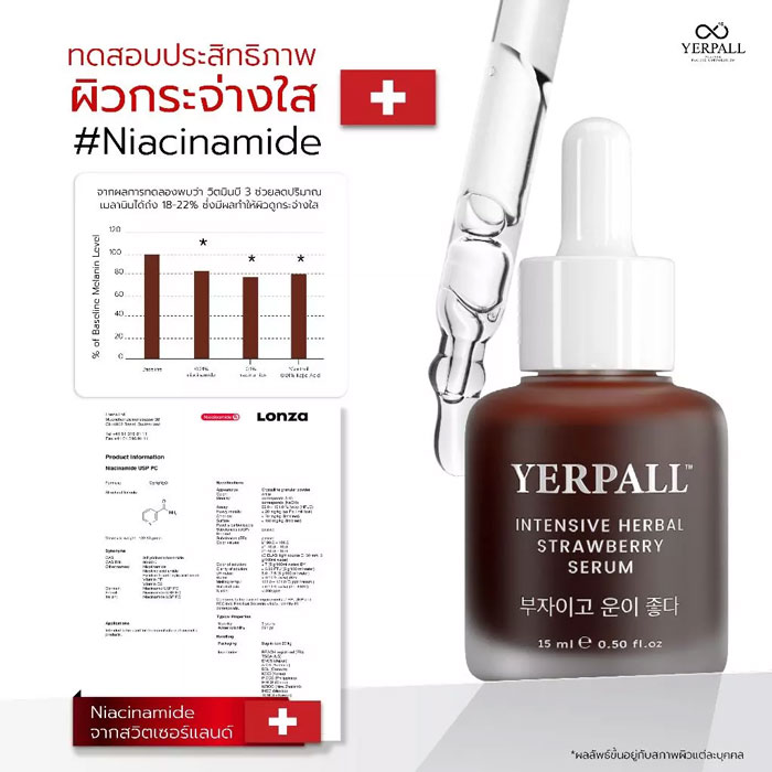 เซรั่ม Yerpall Intensive Herbal Strawberry Serum