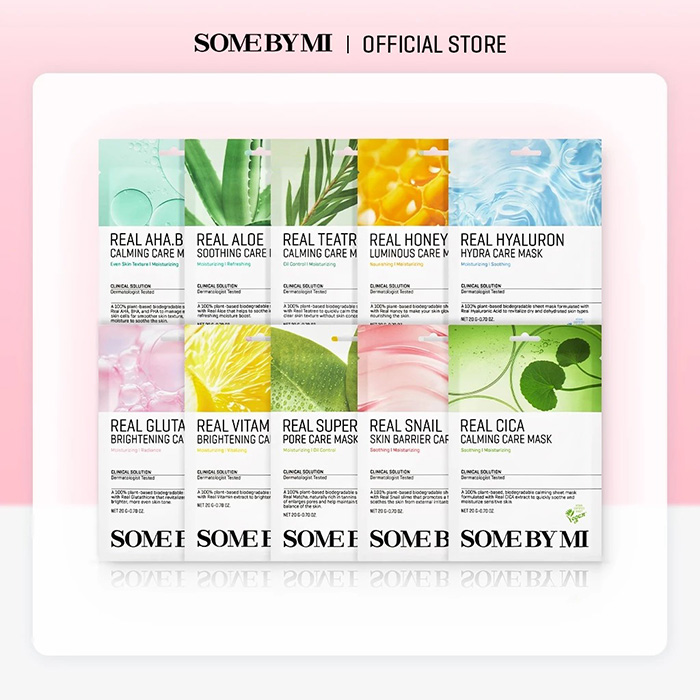 แผ่นมาส์กหน้า SOME BY MI Real Care Mask