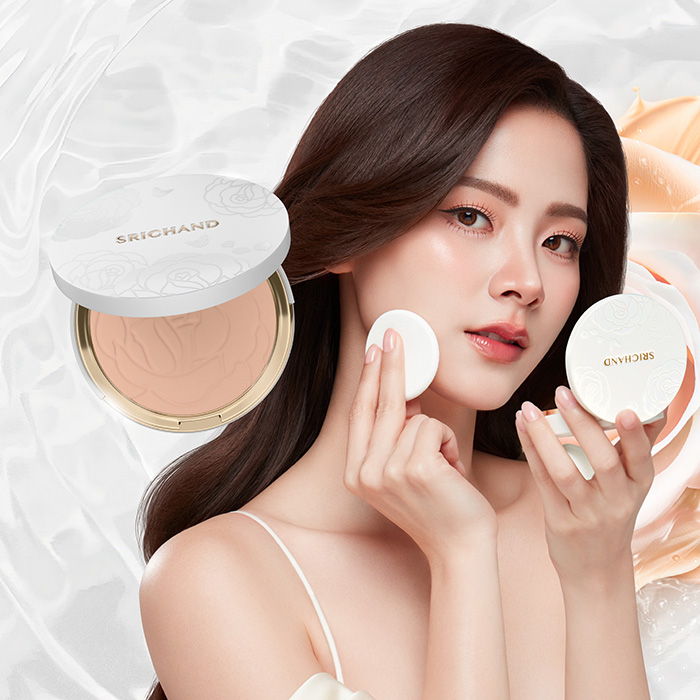 แป้งผสมรองพื้น SRICHAND Skin Booster Flawless Foundation Powder SPF50+ PA++++ แป้งผสมรองพื้น SRICHAND Skin Booster Flawless Foundation Powder SPF50+ PA++++