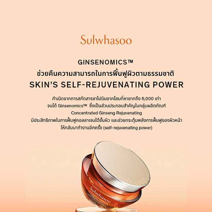 ครีมบำรุงผิวหน้า Sulwhasoo Concentrated Ginseng Rejuvenating Cream Rich