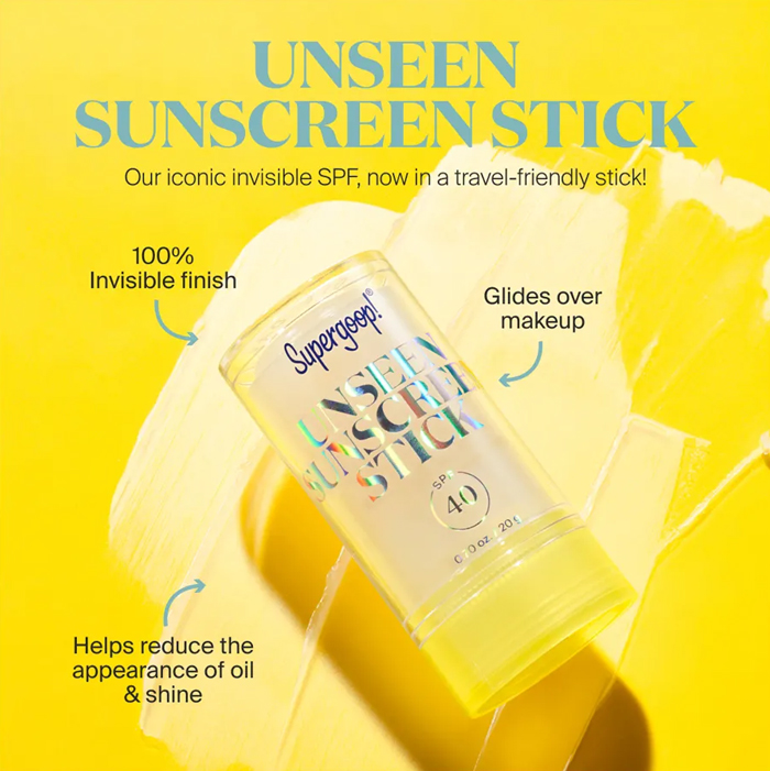 กันแดดแบบแท่ง Supergoop! UNSEEN Sunscreen Stick SPF 40