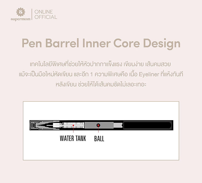 อายไลเนอร์ SUPERMOM Artist Drawing Eyeliner