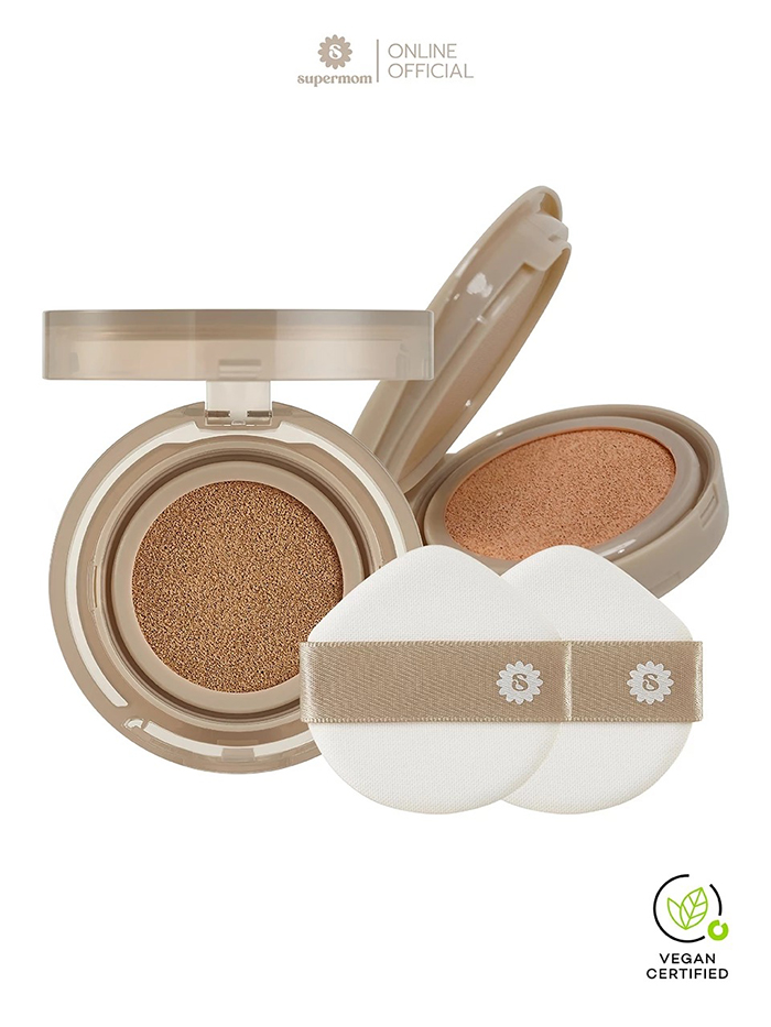 คุชชั่น SUPERMOM Second Skin Matte Cushion SPF 50 PA++++