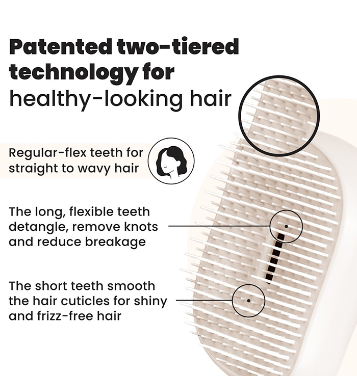 แปรงหวีผม Tangle Teezer Compact Styler Detangling Hairbrush