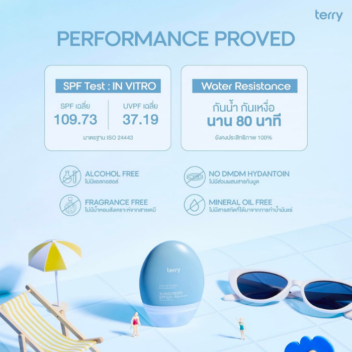 กันแดดฟ้าโทนอัพ Terry Tone Up Routine Sunscreen SPF50+ PA++++