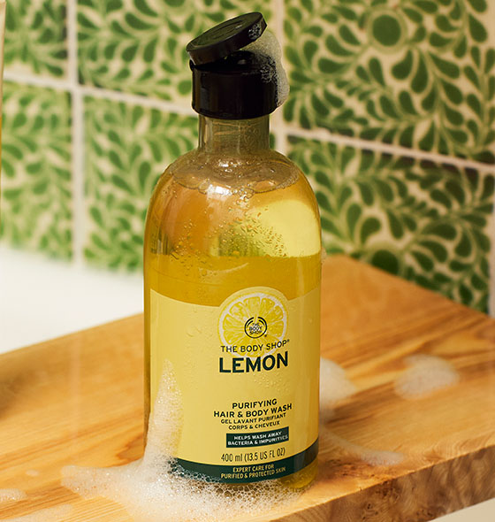 The Body Shop Lemon Purifying Hair and Body Wash