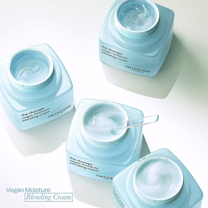 ครีมบำรุงผิวหน้า THE FACE SHOP The Therapy Vegan Moisture Blending Cream