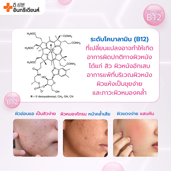 เซรั่ม The Ingredients Vitamin B12 Fulfill Lock Skin Serum
