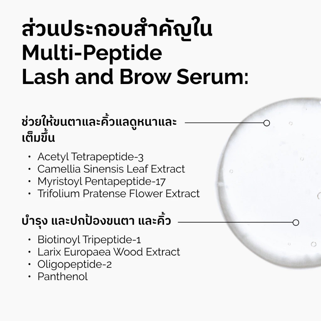 เซรั่มบำรุงขนตาและคิ้ว The Ordinary Multi-Peptide Lash & Brow Serum