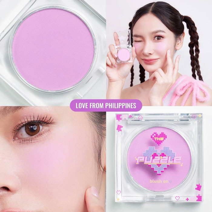 บลัชออน The Puzzle Beauty Every O'clock Beautiful Blush