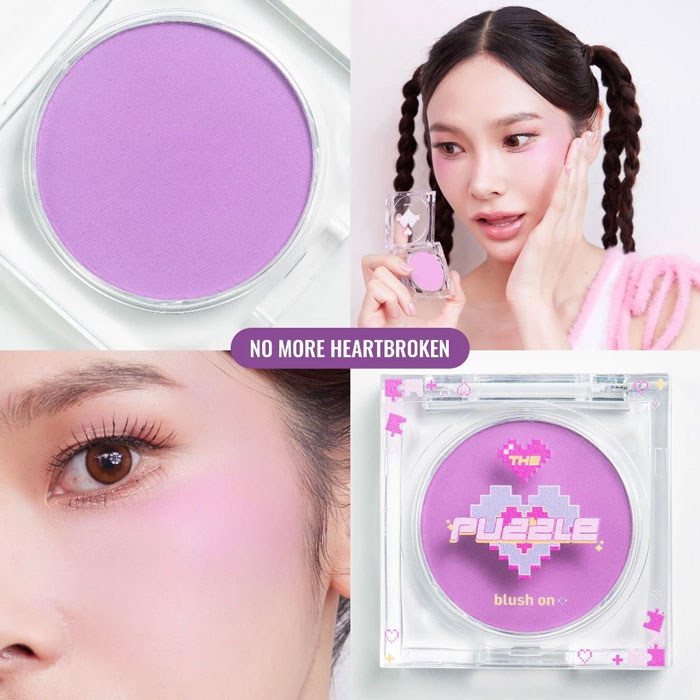 บลัชออน The Puzzle Beauty Every O'clock Beautiful Blush