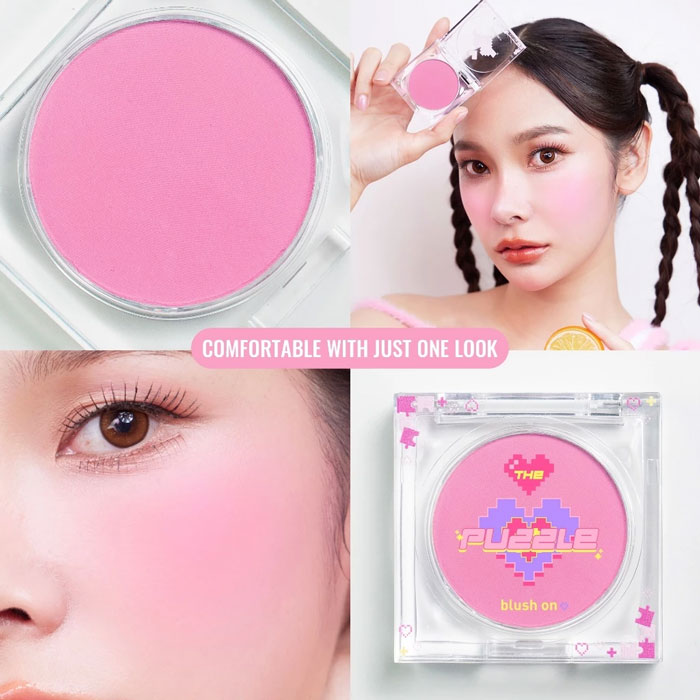 บลัชออน The Puzzle Beauty Every O'clock Beautiful Blush