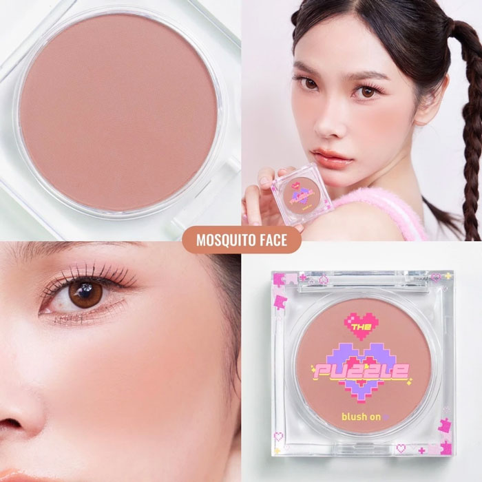 บลัชออน The Puzzle Beauty Every O'clock Beautiful Blush