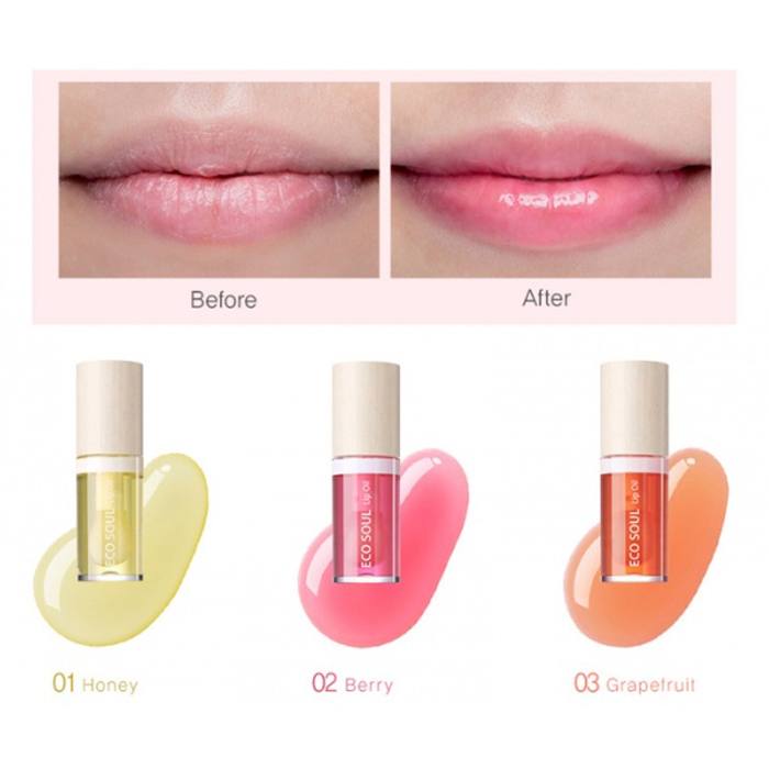 ลิปออยล์ The Saem Eco Soul Lip Oil