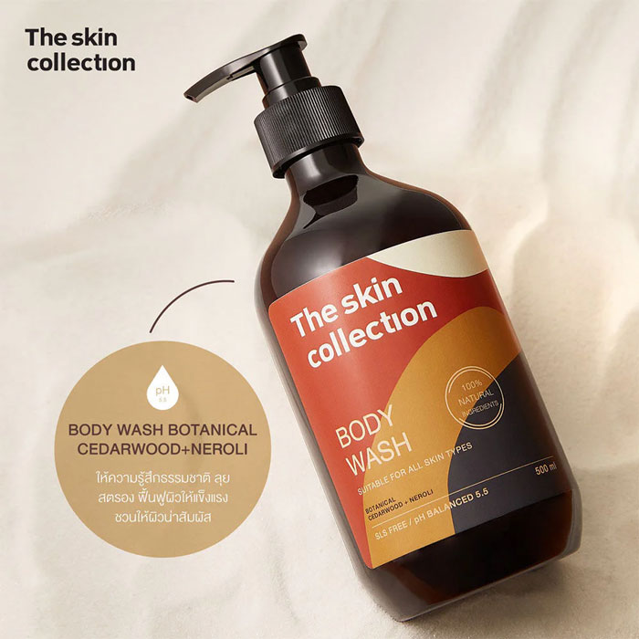 ครีมอาบน้ำ The Skin Collection Body Wash Botanical Cedarwood+Neroli 