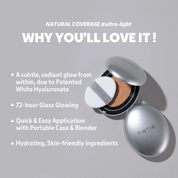คุชชั่น TIRTIR Mask Fit Aura Dewy Finish Cushion 
