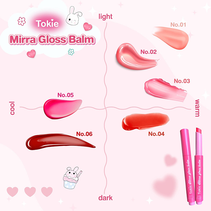 ลิปกลอส Tokie Mirra Gloss Balm
