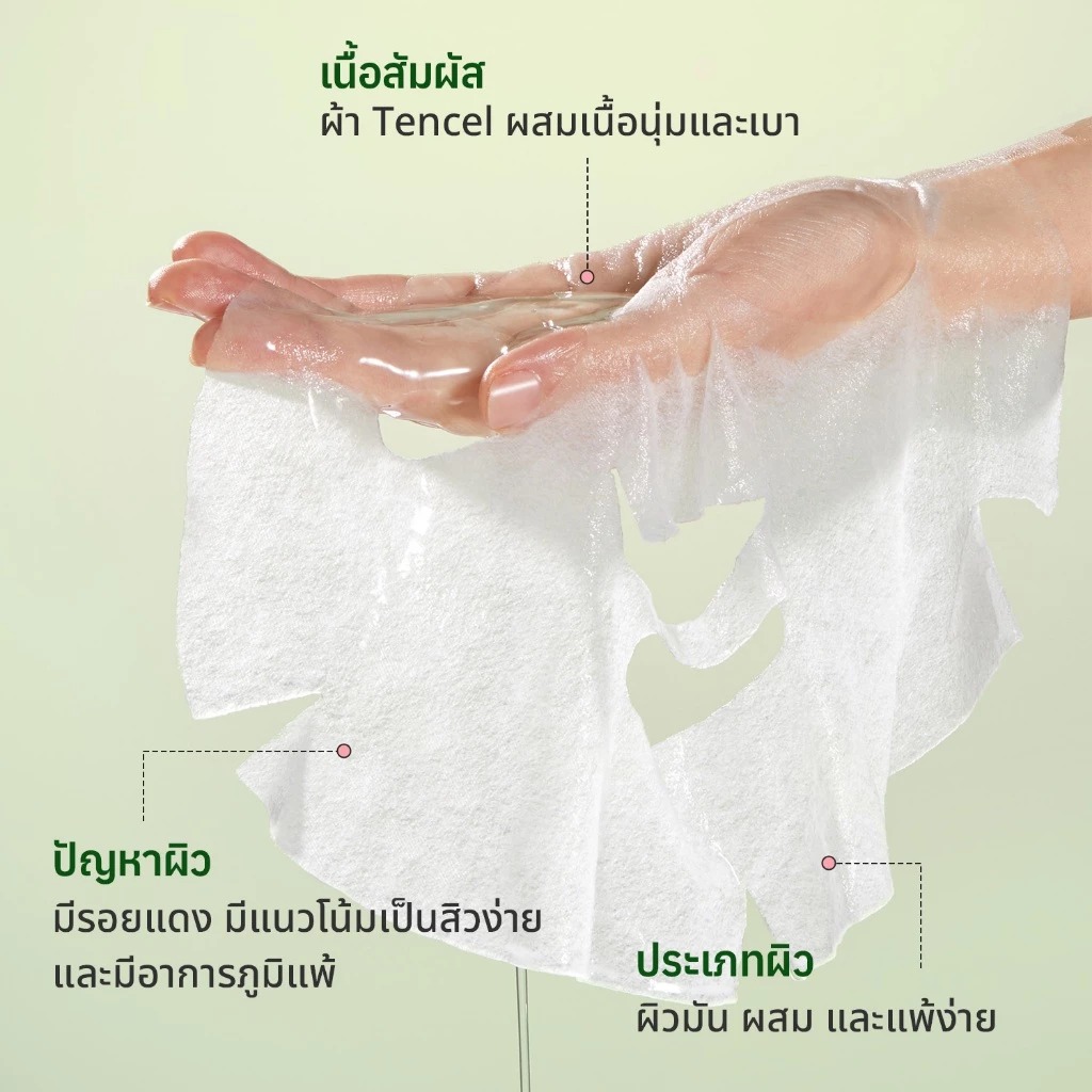 แผ่นมาส์กหน้า Torriden Balanceful Cica Mask Sheet