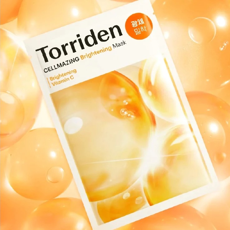 แผ่นมาส์กหน้า Torriden Cellmazing Vita C Brightening Mask Sheet