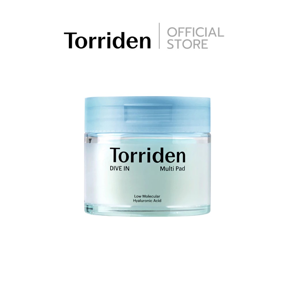 โทนเนอร์แพด Torriden Dive In Low Molecular Hyaluronic Acid Multi Pad