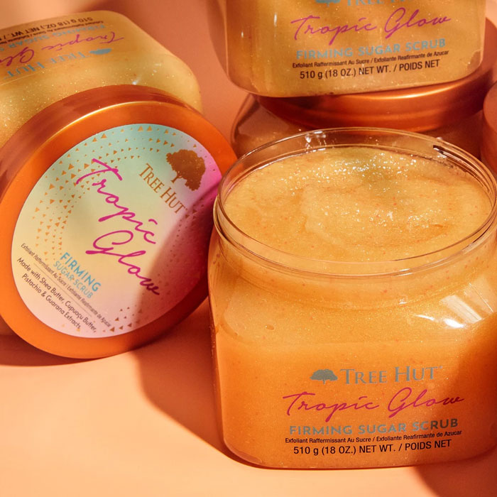 สครับ Tree Hut Tropic Glow Shea Sugar Scrub สครับ Tree Hut Tropic Glow Shea Sugar Scrub