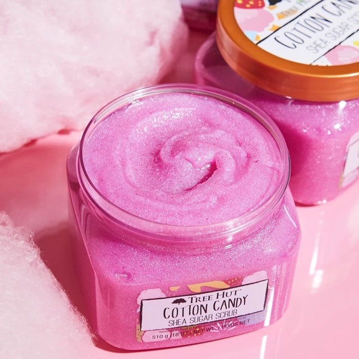 สครับ Tree Hut Cotton Candy Shea Sugar Scrub