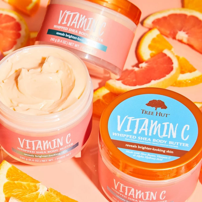 บอดี้บัตเตอร์ Tree Hut Whipped Body Butter Vitamin C