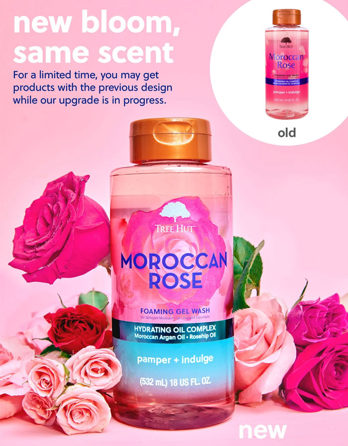 เจลอาบน้ำ Tree Hut Moroccan Rose Foaming Gel Wash